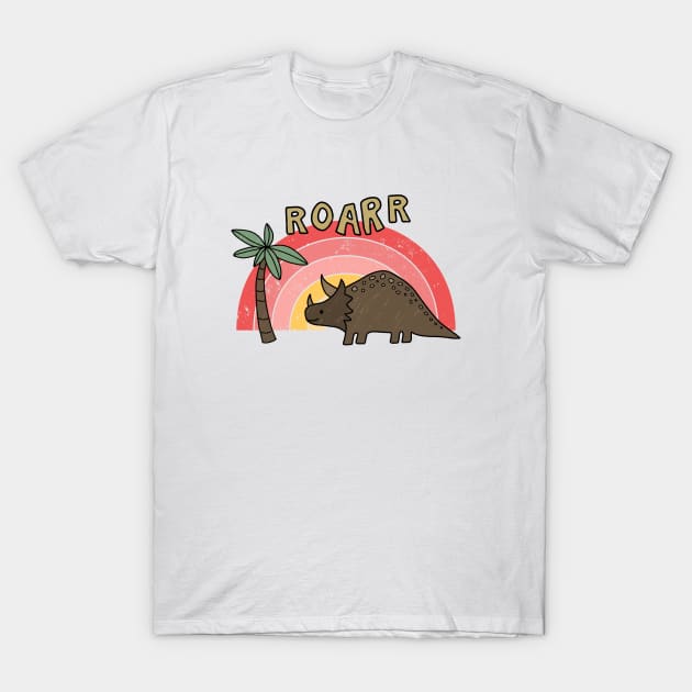 Dinosaur drawing T-Shirt by valentinahramov